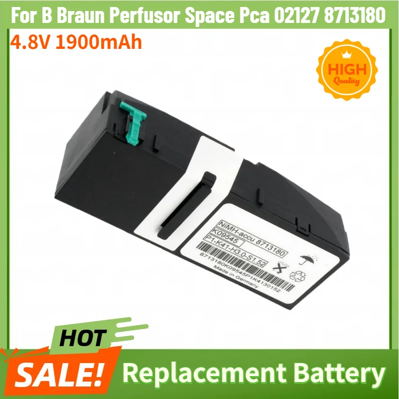 

For B Braun Perfusor Space Pca Battery 02127 8713180 Brand New 4.8V 1900mAh Replacement Battery