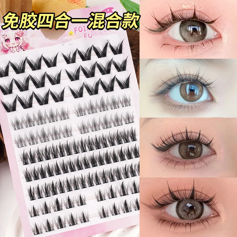 Big Capacity Super Bunch DIY Cluster Lashes Mix Charm Style Eyelashes Extension False Eyelash Makeup Tool Russian Volume women