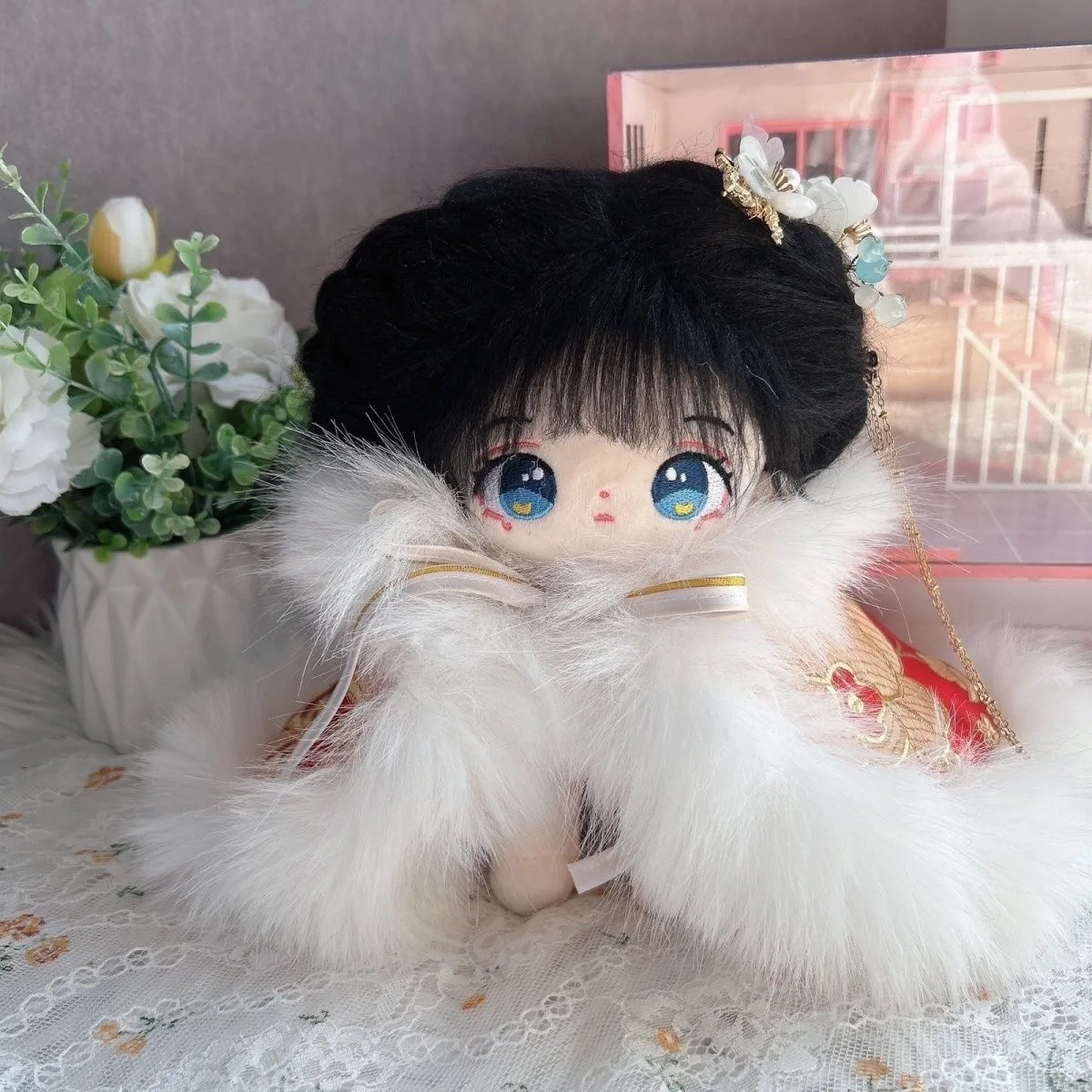 

Хлопковая кукольная одежда 20 см, накидка только пальто, 1 шт.