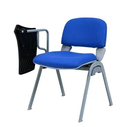 Reading library training conference chair with foldable writing board desk board office news conference room desk chair