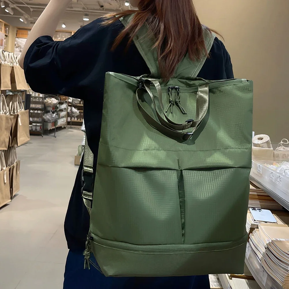 Large Capacity Men Backpack Nylon Waterproof Sports Bag for Women Travel Backbag Trend School Bags Backpack Leisure Handbag