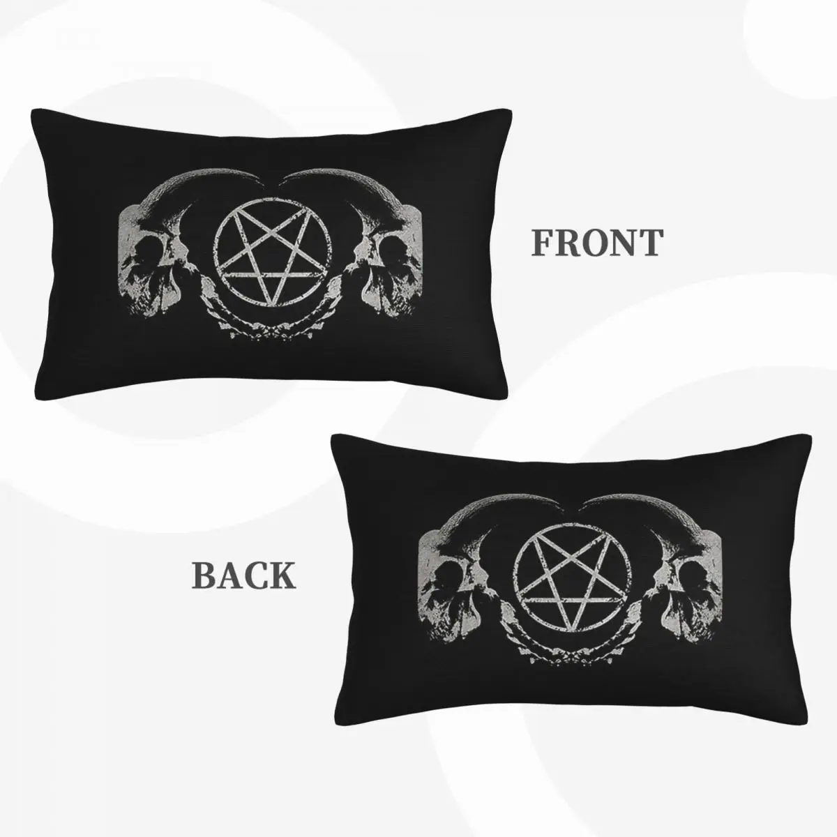 Occult Satanic Pentagram Rectangle Pillowcase Cushion Cover Decorative Bedroom Bed Home Comfort Throw Pillow