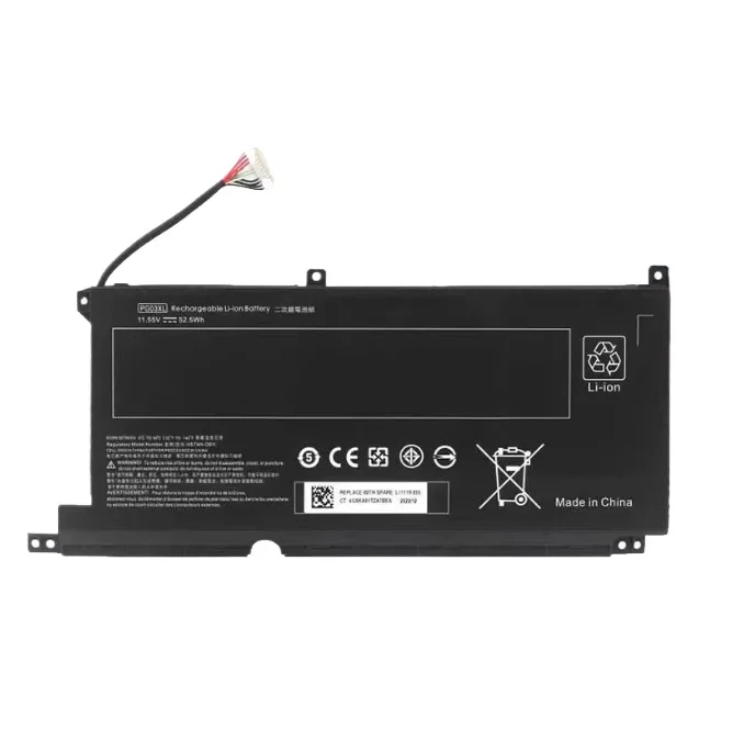 

Pg03xl 4400mah for hp light and shadow elf 5th and 6th generation 6th generation max tpn-c141/q229/q241 notebook battery