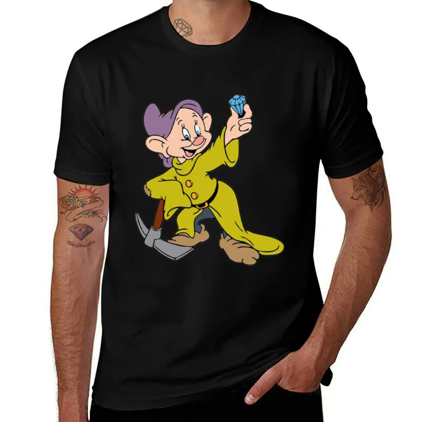 Dopey Svg Snow White Svg Dwarf Dopey Svg Seven T-Shirt customs design your own vintage t shirts t shirts for men cotton