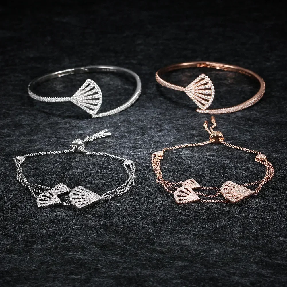 

LI KI High Quality 925 Silver Sector Bracelet For Stylish And Elegant Jewelry As A Gift For Friends