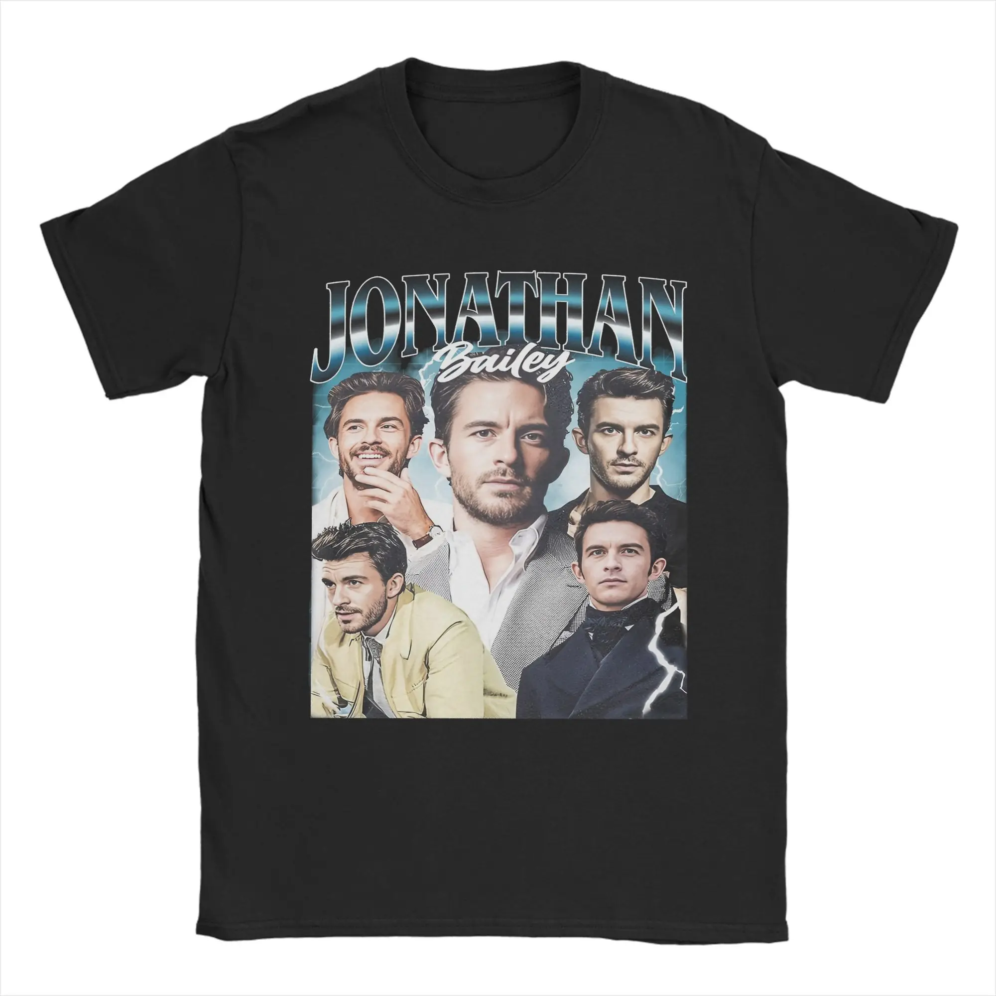 

Винтажная футболка Джонатана Бейли 90-х годов, мужская забавная футболка из 100% хлопка, футболки с круглым вырезом и короткими рукавами, летняя одежда