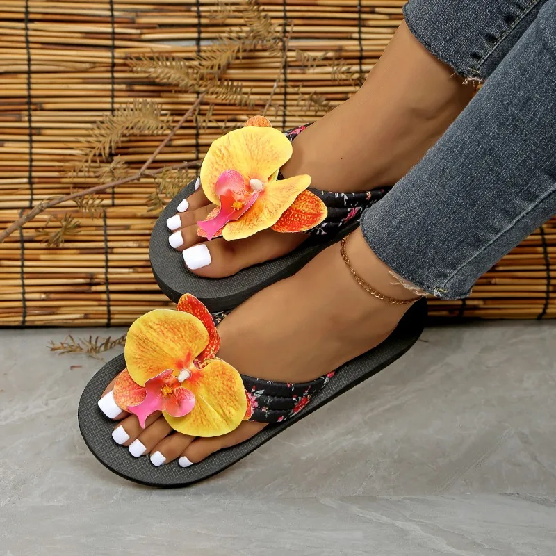 

2025 Fashion Women's Slippers Summer Beach Platform Slippers Casual Outdoor Wedge Sandals Women's Shoes