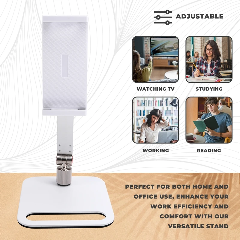 Monitor Stand Adjustable 360° Swivel Bracket Tablet Holder Compatible With Tablet Desktop Clamp Stand