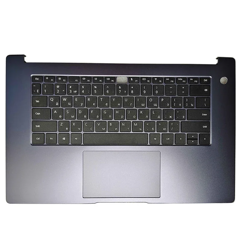 NEW For Huawei Matebook D15 Boh-WAQ9L/WAQ9HNL BoD-WFH9 Russian Keyboard Palmrest Upper Cover with Touchpad FAH98030010