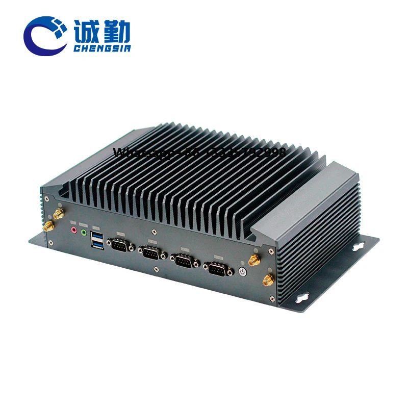

Custom 3 LAN 4COM IOT Industrial Control Computer Case Intel12th Gen Core I3 I5 I7 I9 DDR4 VGA/HD X86 Embedded Fanless Mini PC