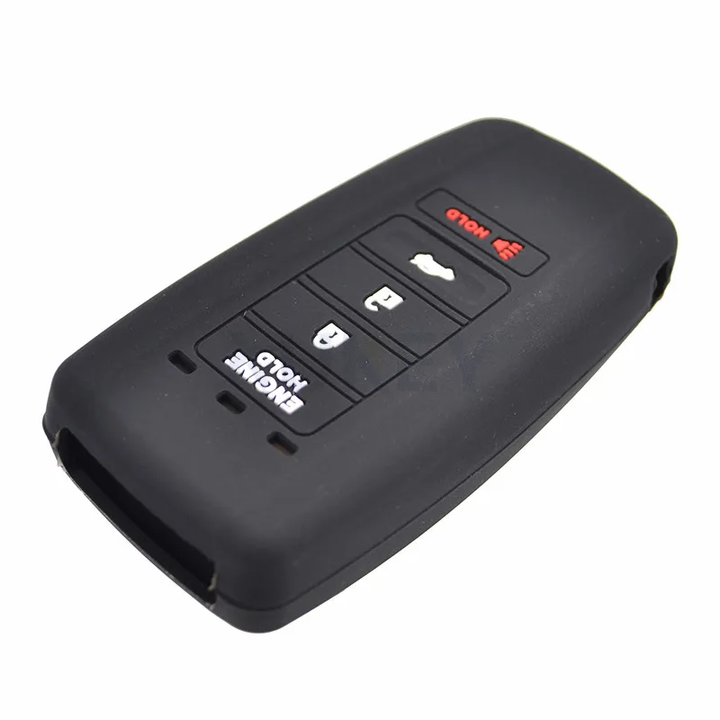 For Acura MDX ADV RDX RLX ILX TLX Silicone Remote Key Case Fob Shell Cover Skin Holder 5 Button
