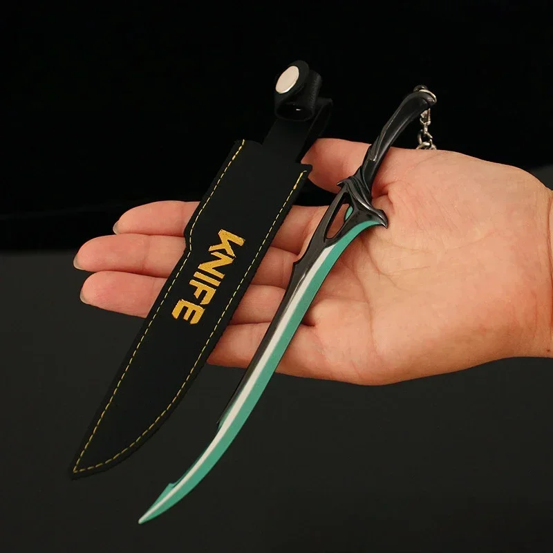 21 centimetri Valorant Arma Eterna Sovrano Gioco Agenti Periferici Melee Metallo Katana Samurai Spada Raccogliere Ornamento Artigianato Regalo Giocattoli