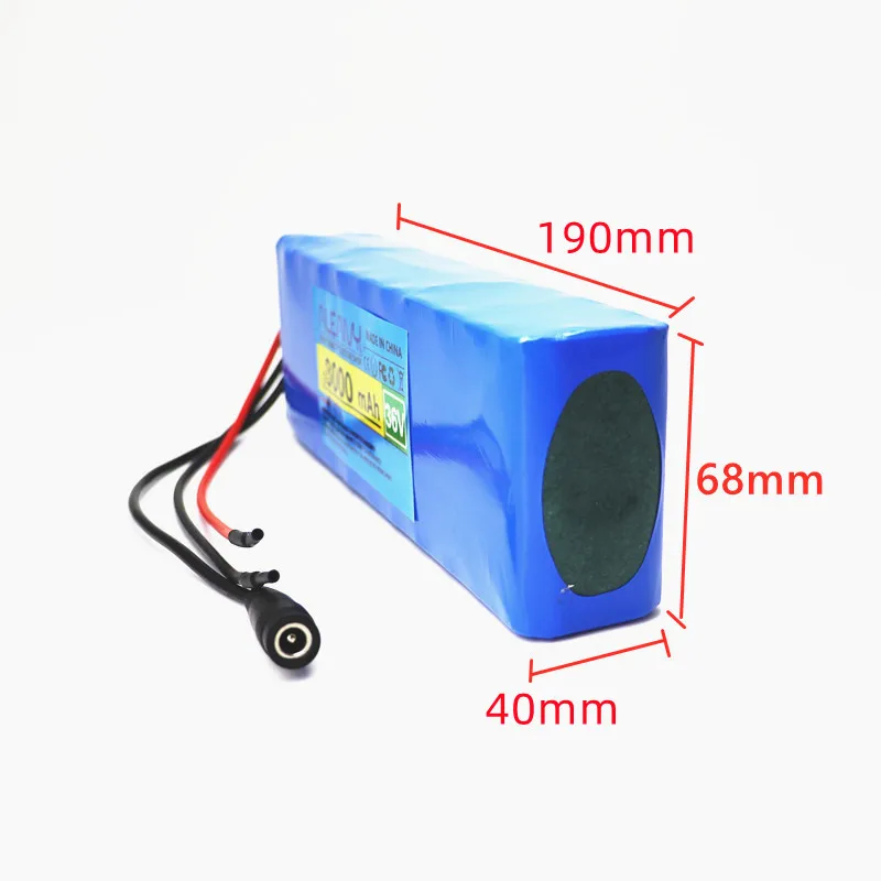 Aleaivy 36V 10Ah 10S2P 18650 rechargeable battery pack with BMS, suitable for electric walking tool Kick pedal PCB, 18650 batter