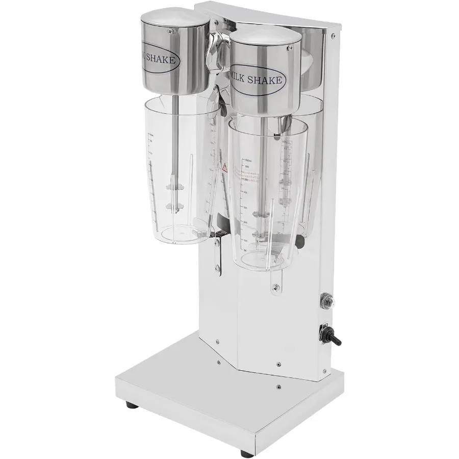 Electric Milkshake Maker Commercial Stainless Steel Milk Shake Machine Drink Mixer Adjustable Speed Malt Maker Machine Smoothie