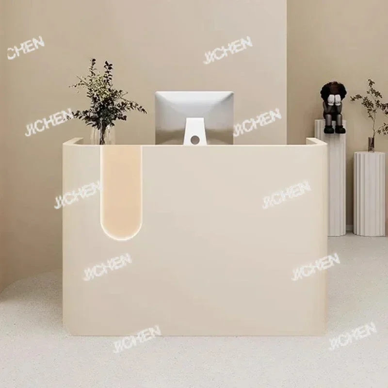 ZJCQ HS Italian Style Originality Reception Desks Simplicity Beauty Salon Reception Desks Clothing Store Office Furniture Recept