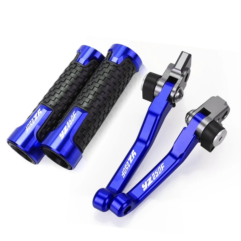 

Motorcycle Pivot Foldable Brake Clutch Levers Handlebar Handle Grip For YAMAHA YZ250F 2001-2025 2024 2023 2022 2021 2020 2019