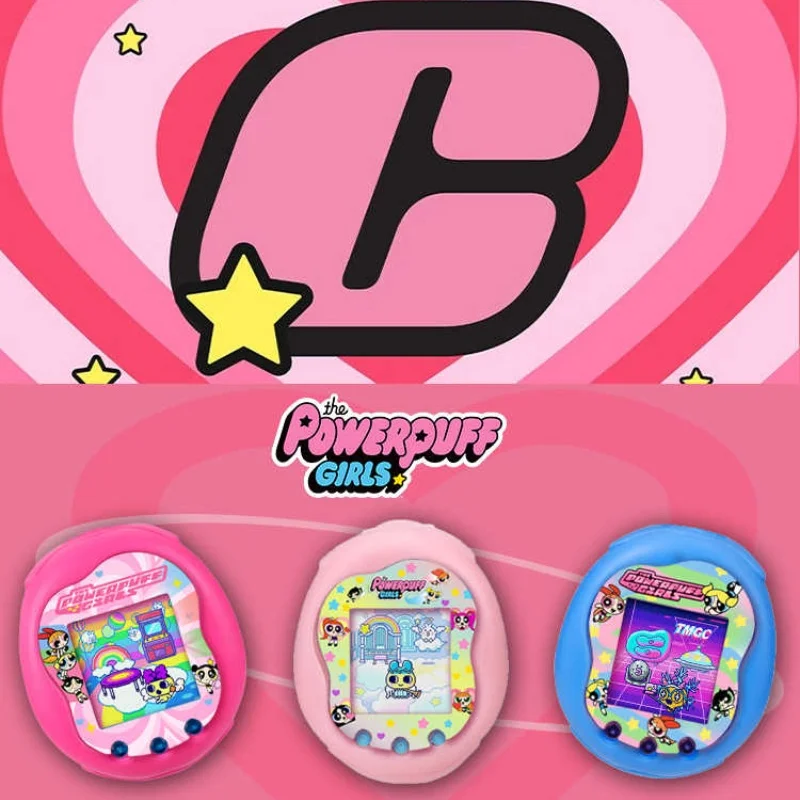 New Powerpuff Girls X Tamagotchi Uni Panel Protective Film Color Panel Sticker Panel Sticker Replacement Panel  Gifts