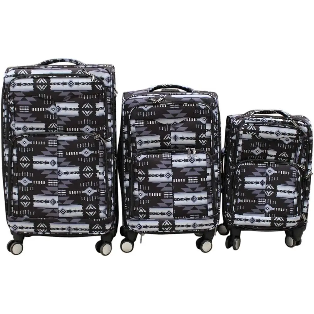 

Navajo-Inspired 3-Piece Large Set in Oak Finish