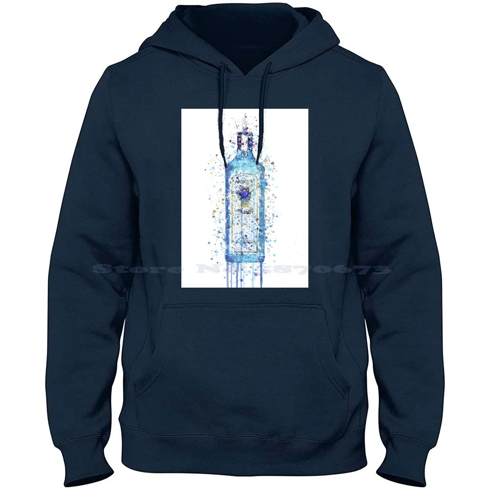 Bombay Sapphire Gin 100% Pure Cotton Hoodie Tshirt Beer Drinking Funny Party Drunk College Wine Vintage Vodka Bar Whiskey Inl