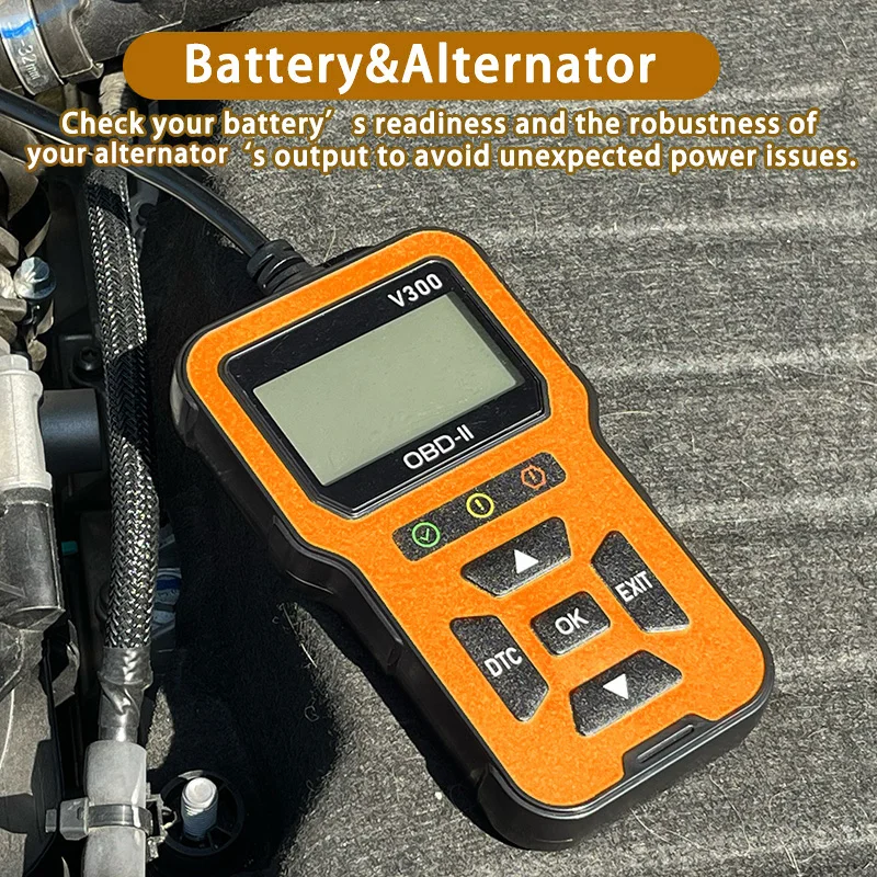 Professional OBD2 Scanner Advanced Code Reader V300 Diagnostic Scan Tool Cars Live Data Check Engine Light Engine Analyzer