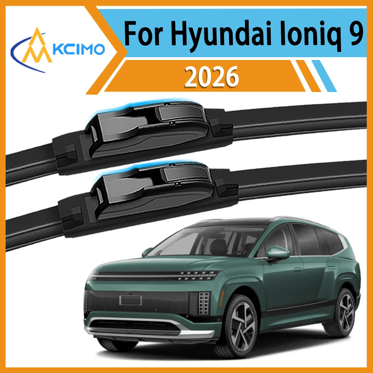 

High Performance Wiper Blades for Hyundai Ioniq 9 ME 2026 Direct Replacement No Modification