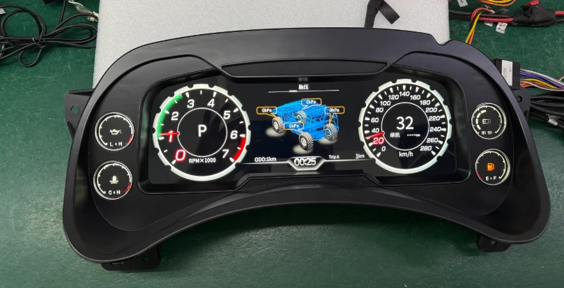 Automatic Virtual Cockpit For Chevrolet Tahoe Cadillac 2001-2007 Dashboard Digital Dashboard LCD Dashboard Speedometer Meter