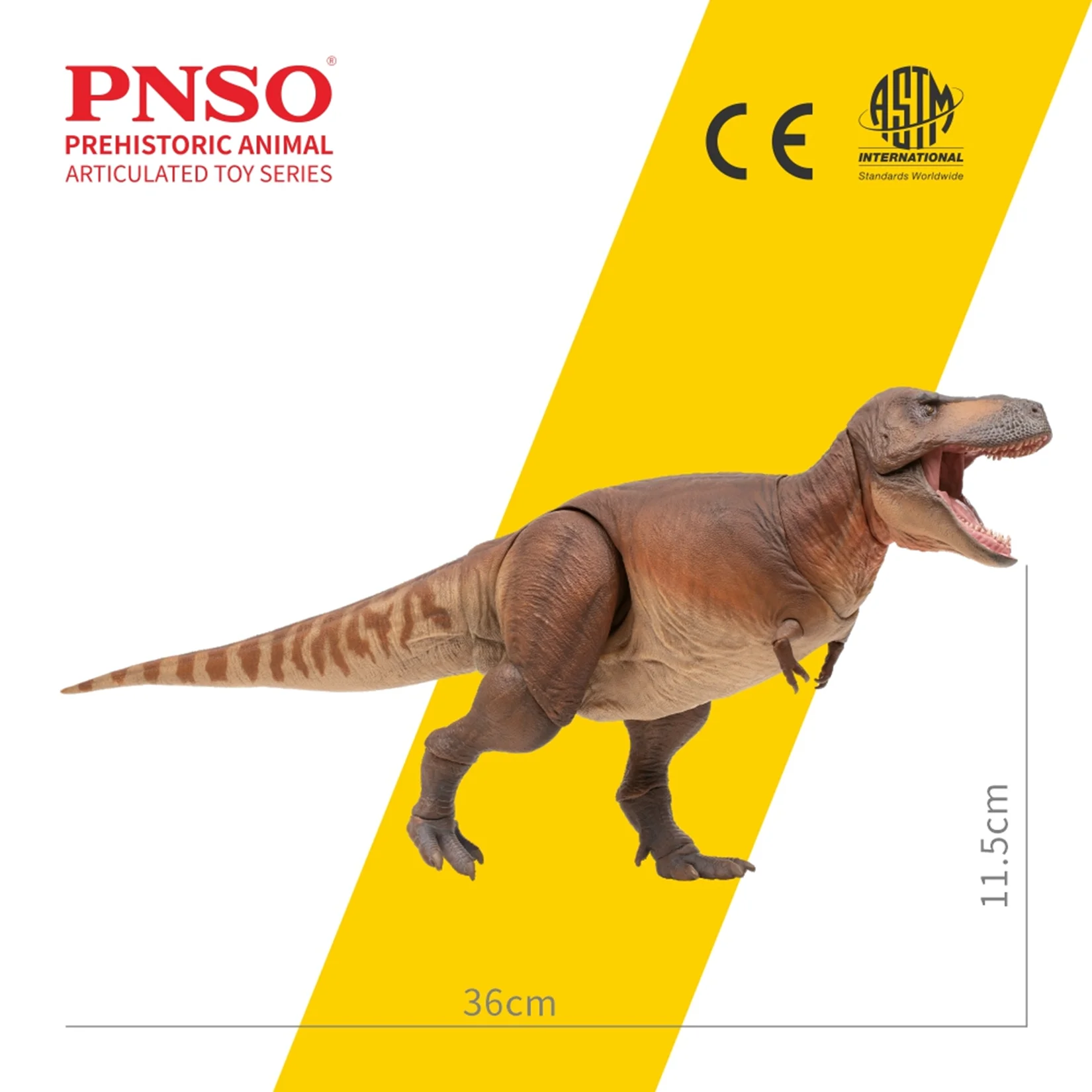 

PNSO ALL-NEW LIPPED ARTICULATED Tyrannosaurus Rex Cameron Model Prehistoric Animal Articulated Toy Series Dinosaur Decor Gift