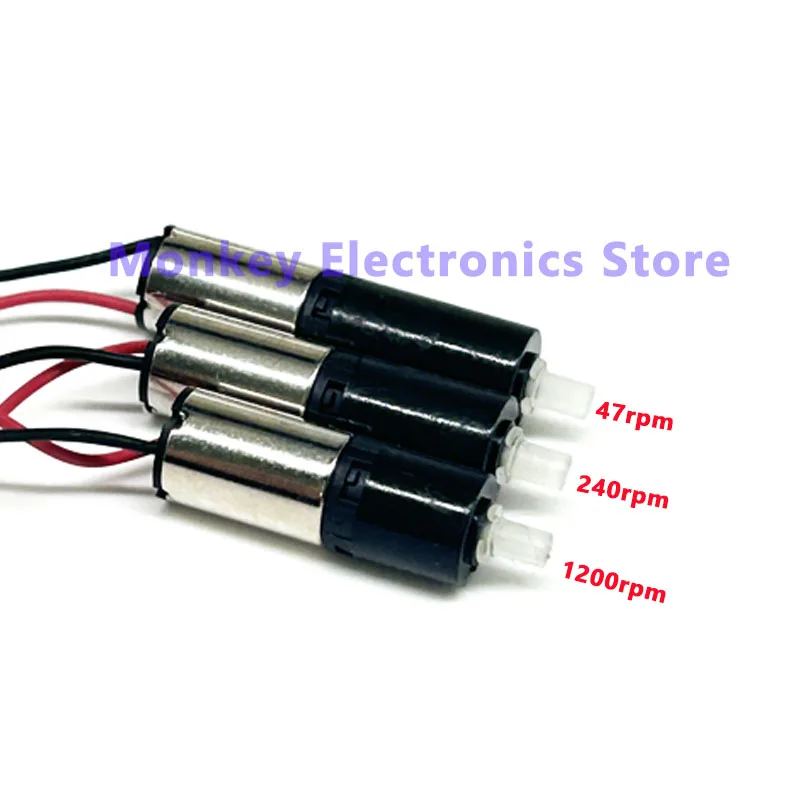 47 giri/min 240 giri/min 1200 giri/min DC 3 V 3.7 V Mini 6mm Riduttore epicicloidale Riduttore Motore Micro Motore Coreless Robot FAI DA TE Bagagli