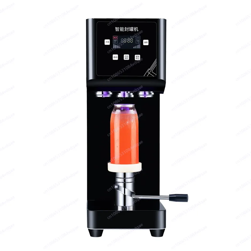 

Commercial can sealing machine 55mm sealing machine Beverage bottle sealing machine 330ml/500/650ml Pet milk tea/coffee