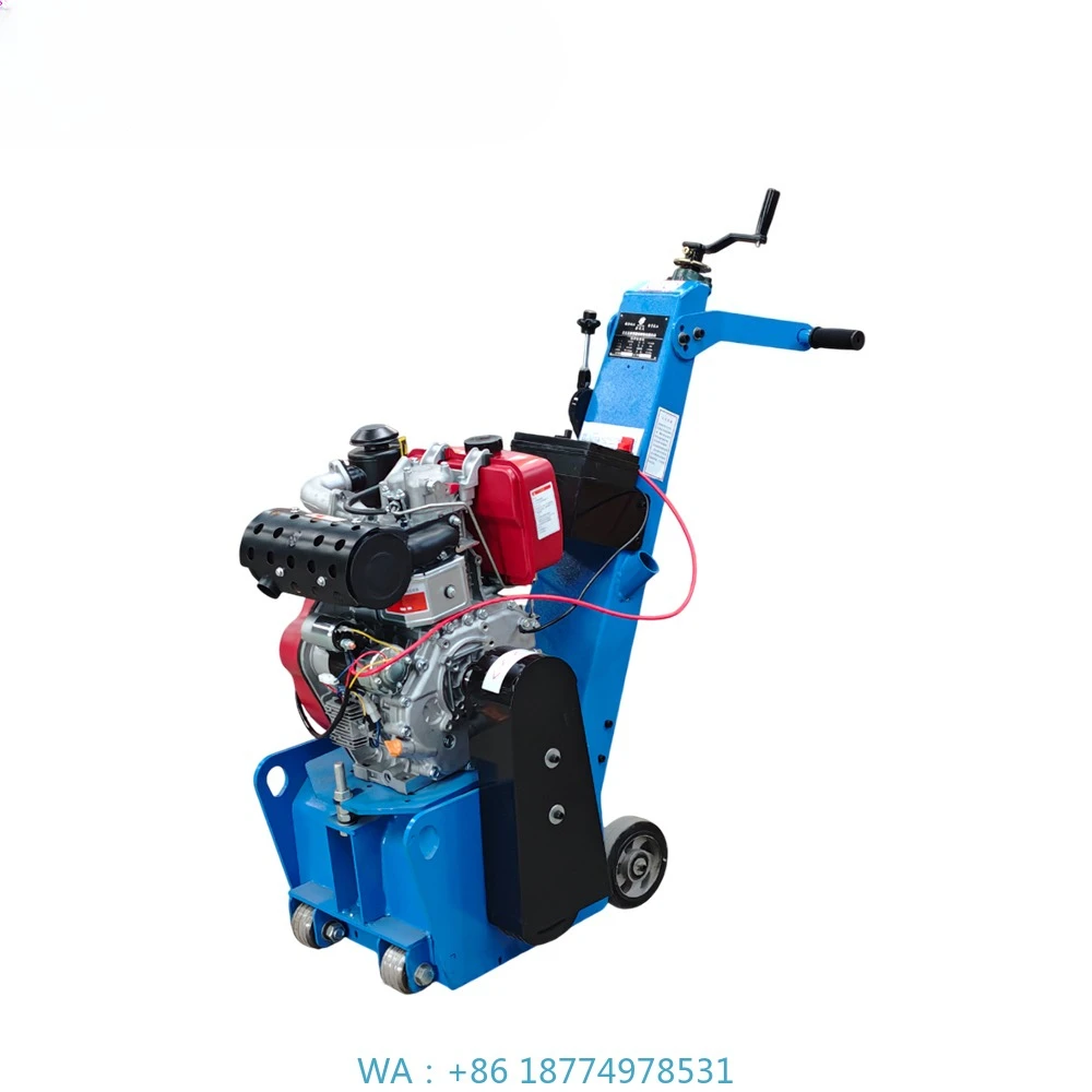 Machine with Engine for High Efficiency Concrete Surface MillingLS-CS300D -Powered Road Cold Planer & Floor Scarifier