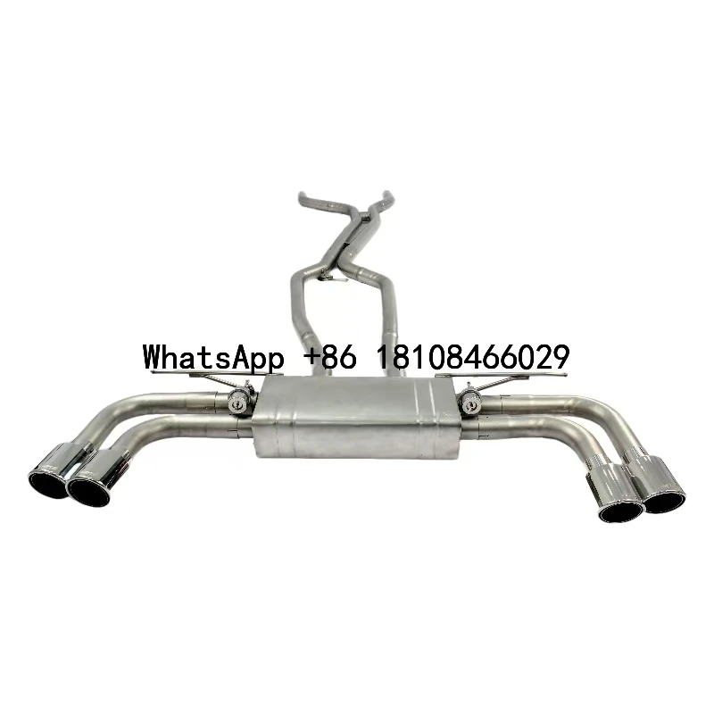 High quality Catback Exhaust For Porsche Cayenne GTS 4.0T v8 without valve Exhaust system Modification Auto exhaust pipe