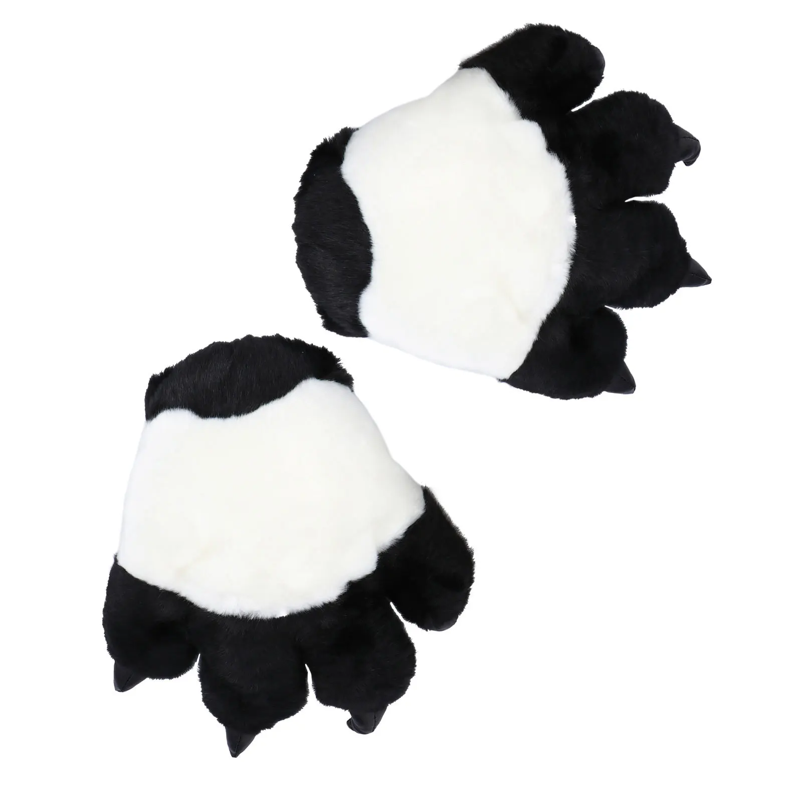 

1 Pair Claw Warm Winter Gloves For Camping Travel Thicken Animal Palm Gloves Cartoon Role-Play Panda Role-Play Prop Props