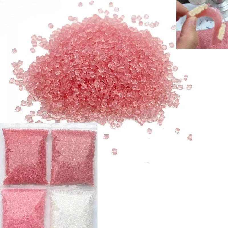 500g/bag Dental Valplast Flexible Acrylic Blood Streak Simulation Partial Material for Partial Dental Lab Material
