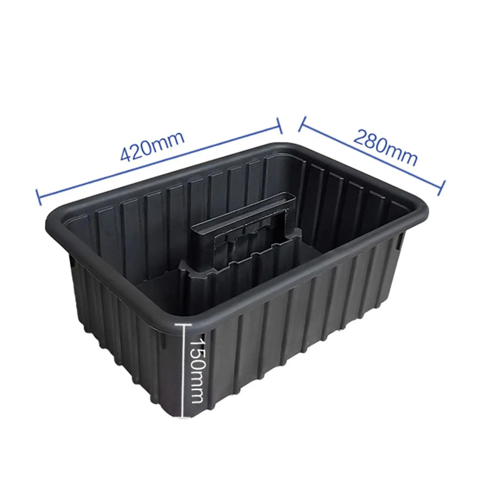 Tool Box Removable Garage Organization Reusable Hardware Box Parts Organizer for Cabinet Cleaning Store Work Bench Workshop