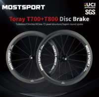MOSTSPORT  Carbon Wheels Brompton 349 Disc brake 30mm depth  25mm ourter width  super  light