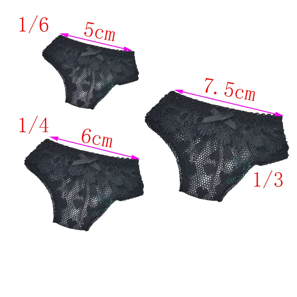 1/3 1/4 1/6 BJD Doll Clothes fashion lace underwear, panties for 30-63cm BJD DD SD Doll