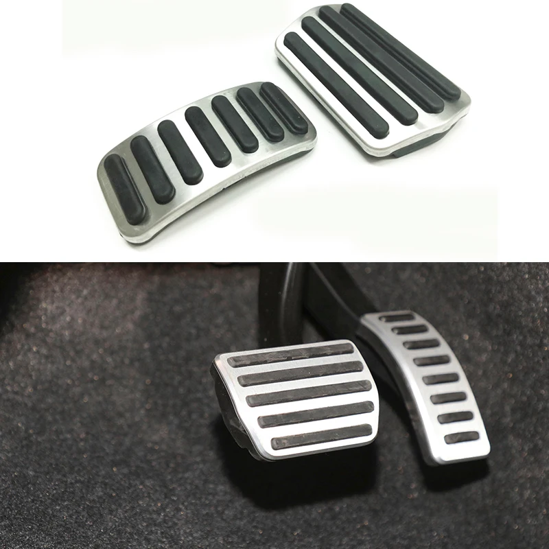 Car Accelerator Brake Pedal Footrest Pedal Plate Cover For Volvo C40 xc40 Accessories 2018-2024