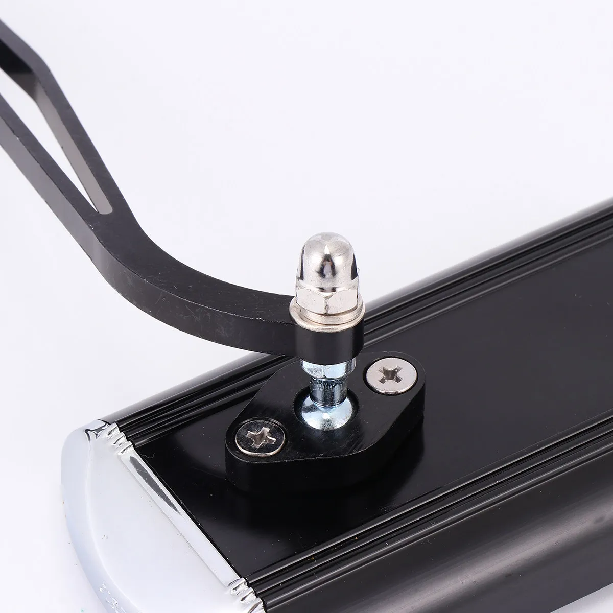 1Pcs Bicycle Rearview Mirror Aluminium Alloy Black Rotational Handlebar Mirror Anti-Corrosion Wide Angle for Mountain Bike