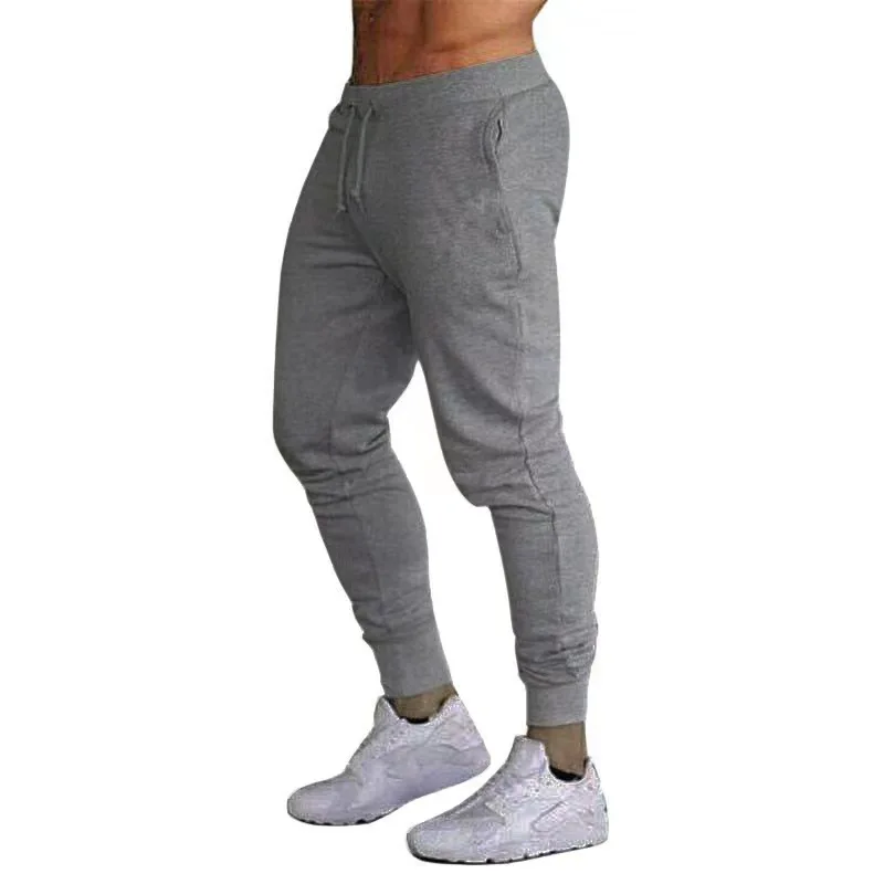 

2025 new men's casual and comfortable jogging pants, solid color sports pants, jogging and running, fitness gym exercise