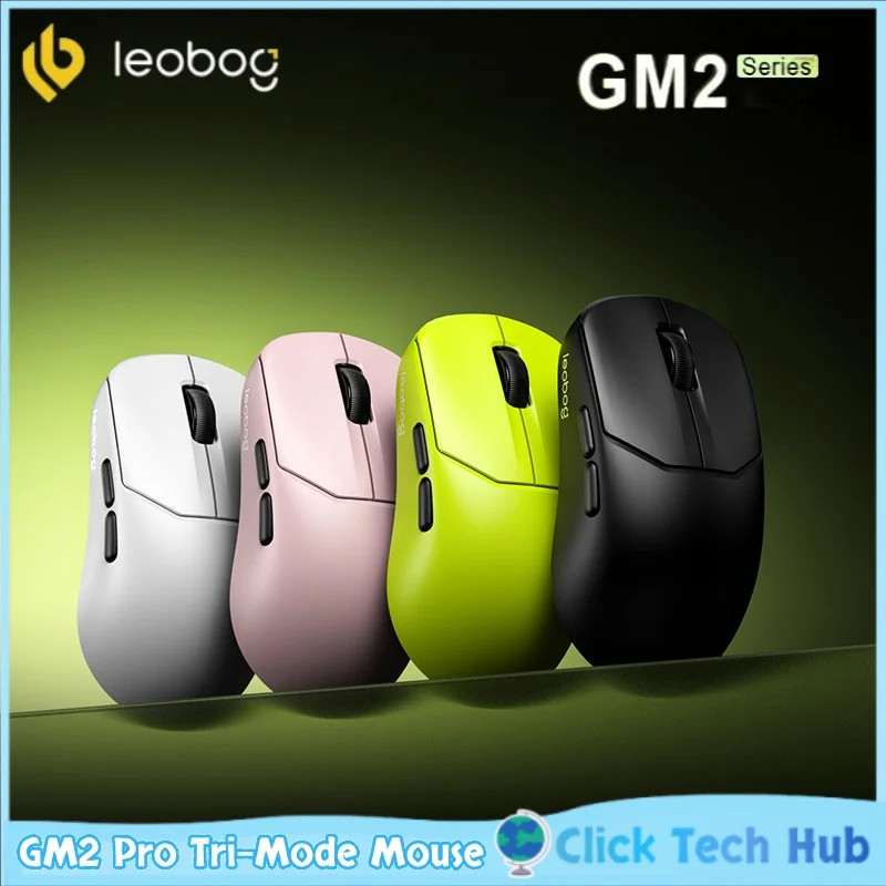 

Беспроводная игровая мышь LEOBOG GM2 Pro Tri Mode с поддержкой Bluetooth и 2.4G, эргономичная, симметричная, для офиса и киберспорта, для геймеров FPS и LOL.