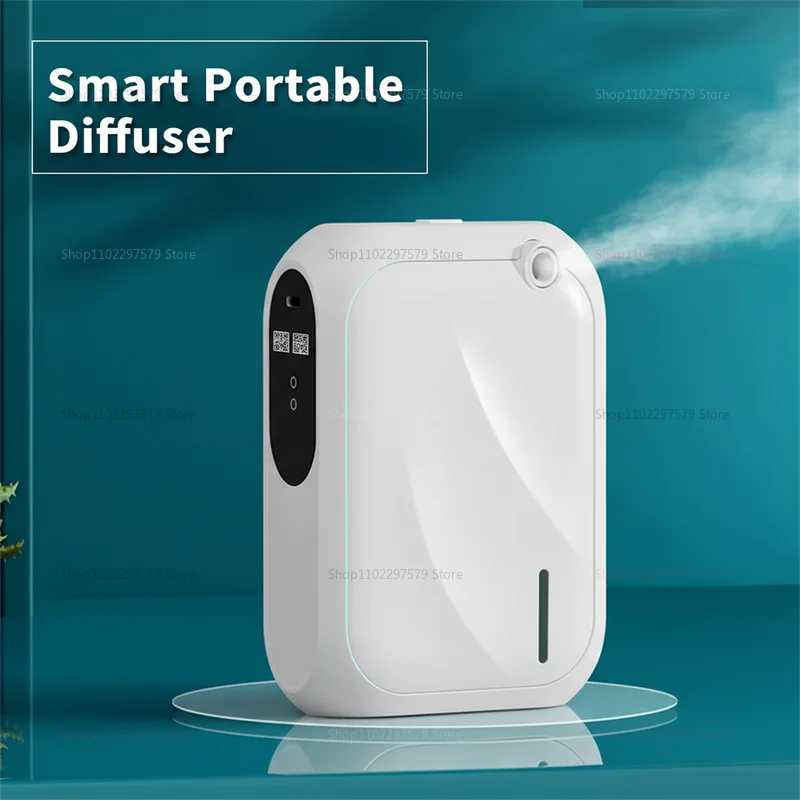 Difusor de Aroma para Hoteles con Cobertura de 200m³, Difusor de Aceites Esenciales Montado en Pared para Fragancia del Hogar, Control por Aplicación Bluetooth