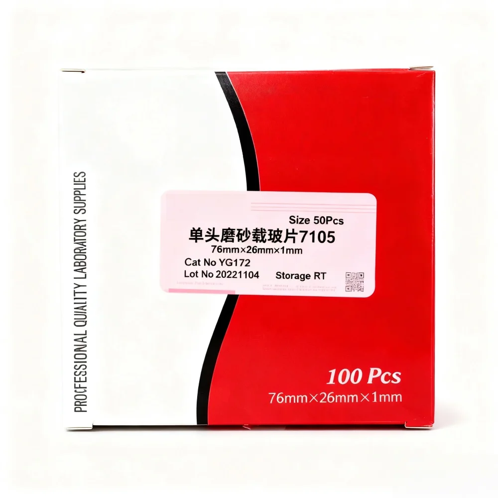 Single Frosted Slide 7105 For Tissue Sample Mounting And Laboratory Applications Original Product