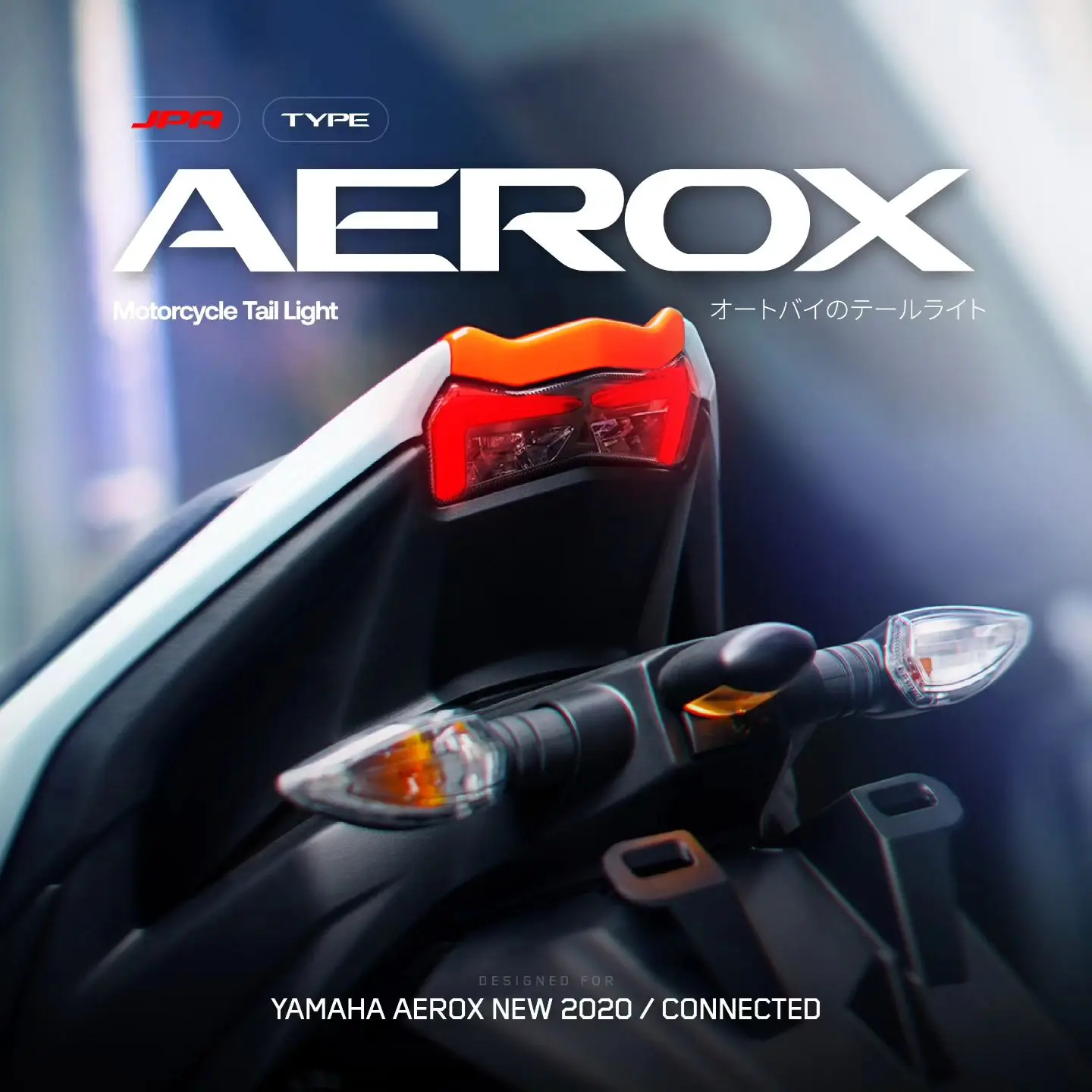 JPA دراجة نارية سكوتر الذيل مصباح نظام الإضاءة المحرك مع مصباح إشارة ل جديد ايروكس 155 L155 2020 2022 2021