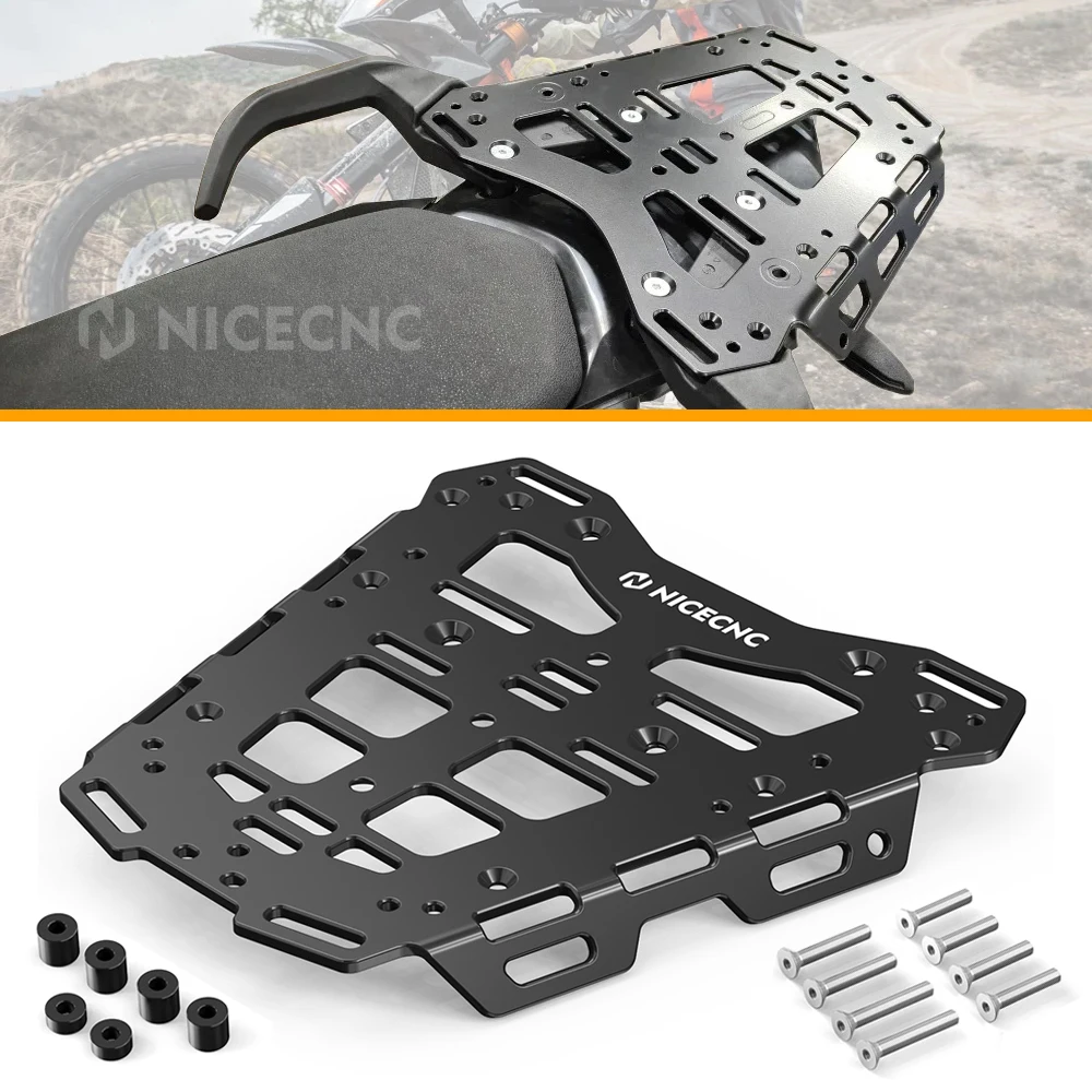 

For 2019-2024 KTM 790 Adventure Motorcycle Topcase Mount Plate Rear Luggage Rack for KTM 890 Adventure 2020 2021 2022 2023 2024