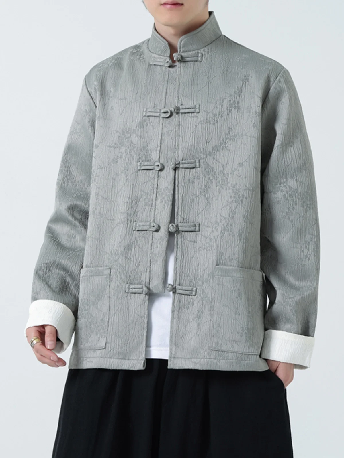 

New Chinese Sle Embroidered Tang Suit Jaet Men's Spring Autumn Middle Aged And ly Dad Clothes Hanfu Jaet 2024 New ...