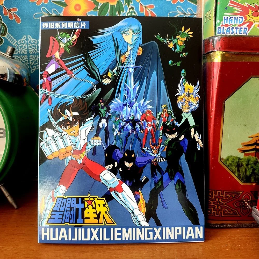 بطاقة مجموعة شخصيات Saint Seiya بطاقة بريدية God Warrior مجموعة من 11 ورقة Hiruda Siegfried Hagen Thor Alberich Fenrir Syd