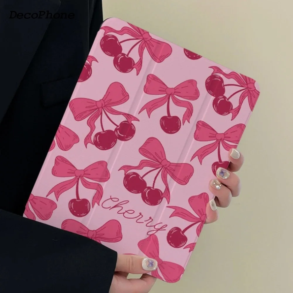 

Cherry patterned apple TABLET CASE FOR iPad pro 10/11-Inch 2020/6th/7th /8th /Air 3rd/Air 4th/9th gen/Air 5th Gen 2022/Air 1