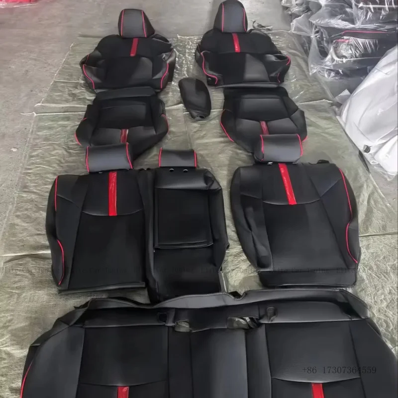 

Индивидуальные дышащие чехлы из натуральной кожи для автомобильных сидений Land Rover, полный комплект