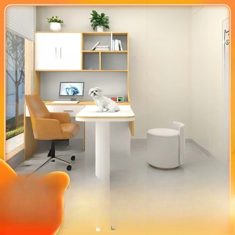 Pet hospital consultation table doctor examination treatment table pet doctor treatment table pet clinic doctor desk