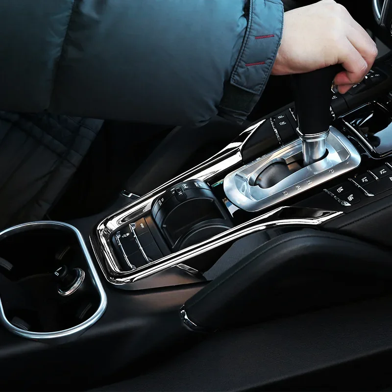 

Для Porsche 92A Cayenne 2011 2012 2013 2014 2015 2016 2017, панель центральной консоли автомобиля, накладка на рамку, аксессуары для салона автомобиля